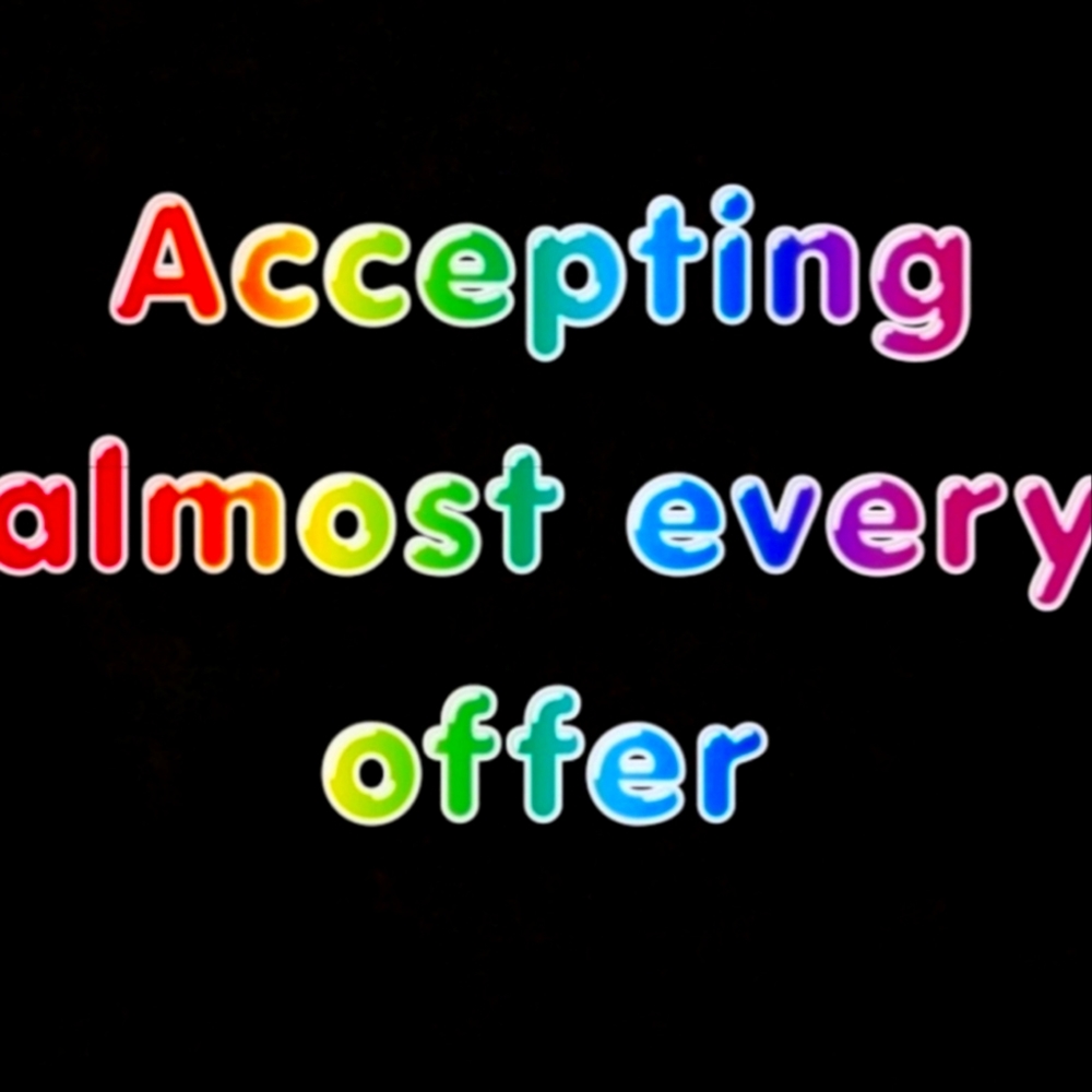 Bundle and save or make an offer on everything